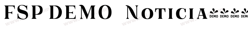FSP DEMO   Noticia字体转换